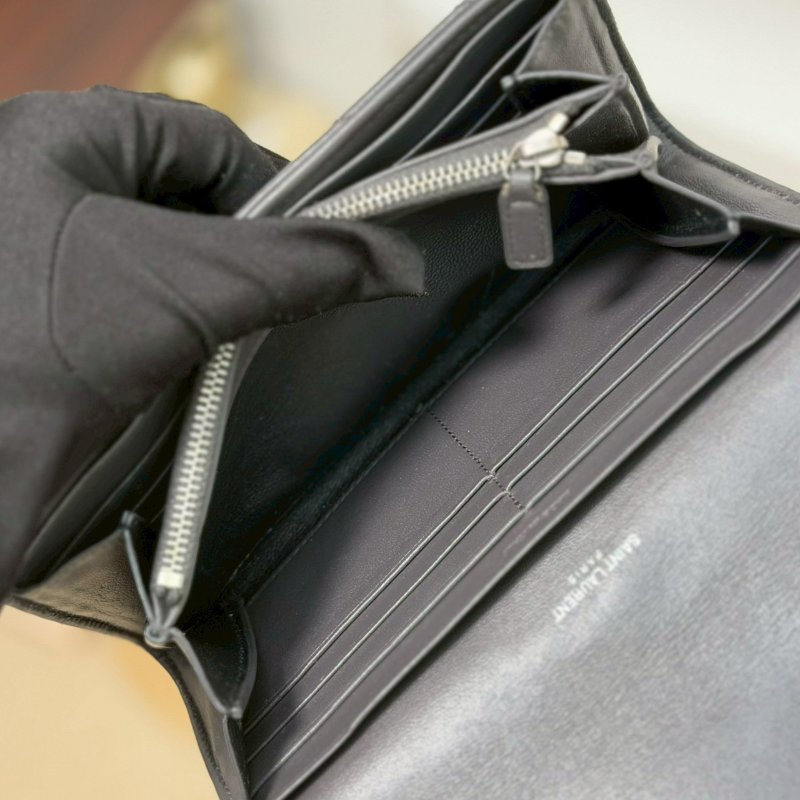 🏷YSL 聖羅蘭．Cassandre 信封長夾 改造兩用woc-18