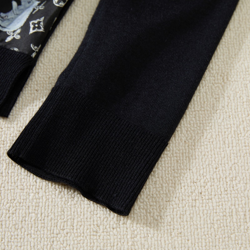 ❤️LV 滿印Logo 貓咪圖案 開衫毛衣-6