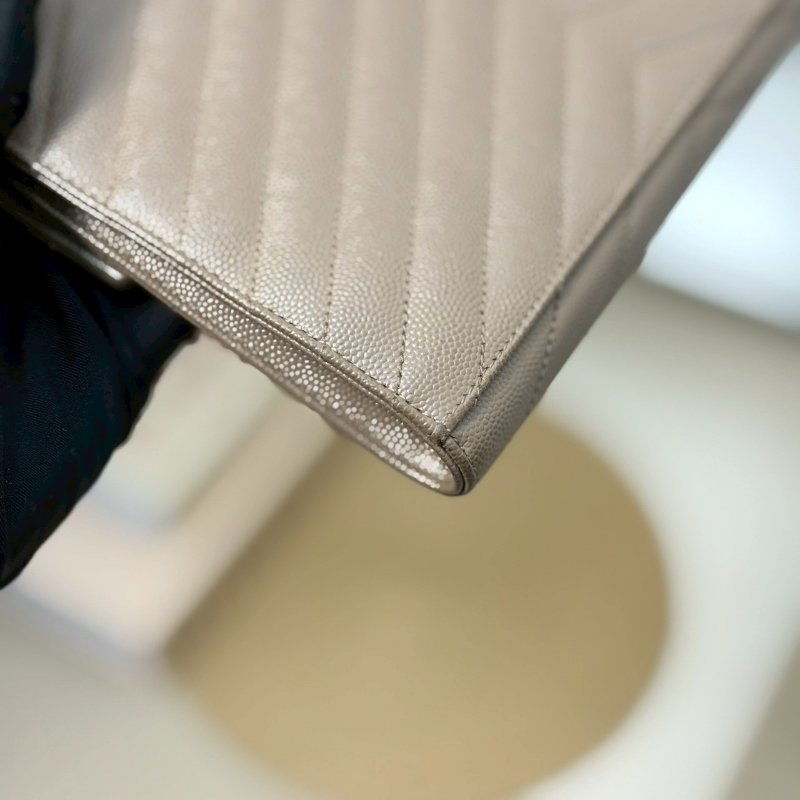 🏷YSL 聖羅蘭.魚子醬信封手拿包 改造兩用woc-6