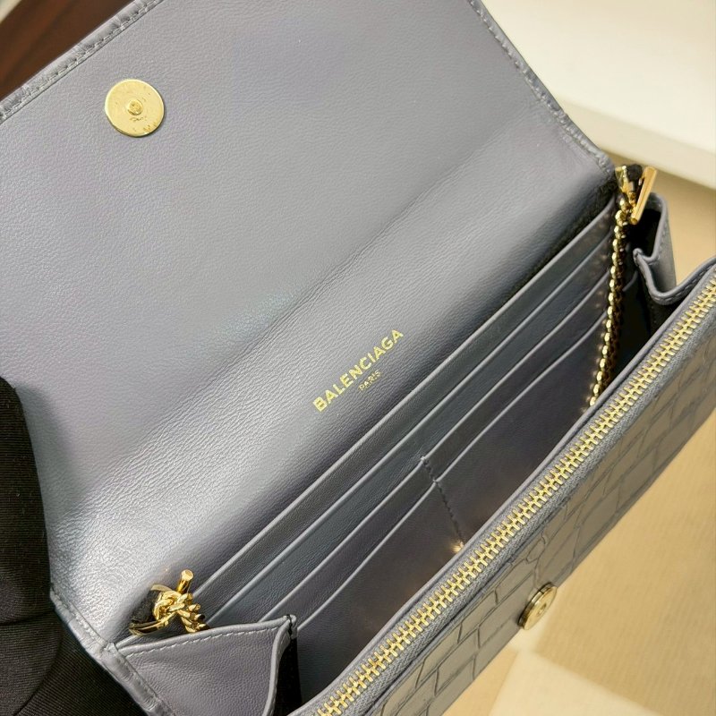 🏷Balenciaga 巴黎世家.Le City 機車包長夾 改造兩用woc/客人寄賣-25