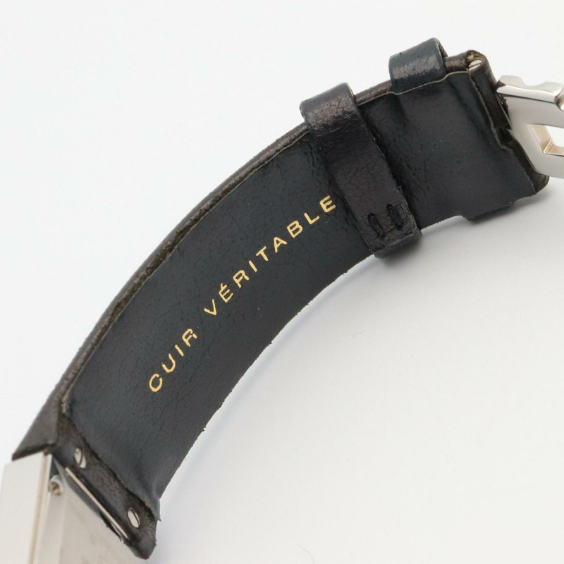 香奈兒 Matelasse 系列腕錶,不鏽鋼錶殼搭配皮革錶帶,女士款,黑色,H0116-11