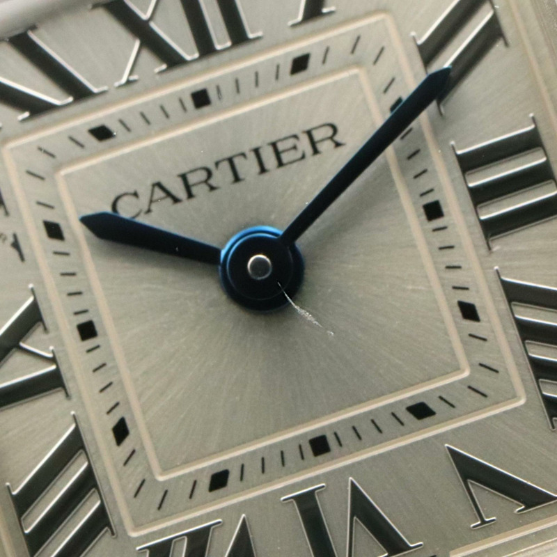 卡地亞 Tank Française SM 女士腕錶，不鏽鋼材質，銀色，型號 WSTA0065-10