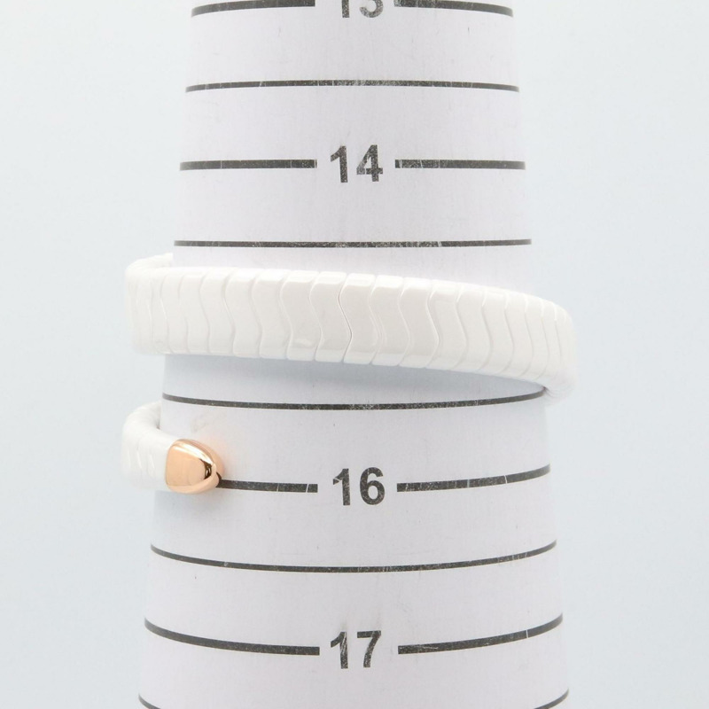 寶格麗 Serpenti Spiga 女士腕錶,18K 玫瑰金,陶瓷和鑽石,白金,102613 (SPC35WG)-6