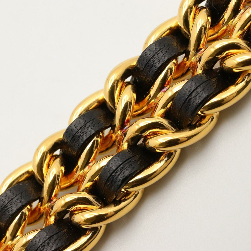 香奈兒 Premiere M 系列腕錶,鍍金,配皮錶帶,黑色,女士款,H0001-11