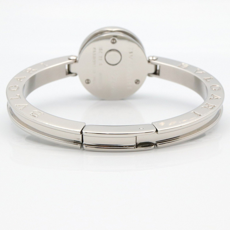 寶格麗 B-zero1 系列腕錶,不鏽鋼鑲鑽,女款,藍色錶殼 BZ22S-4