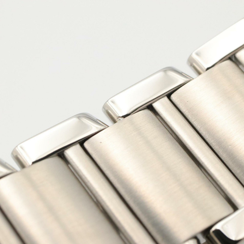 卡地亞 Tank Française 小號腕錶,不鏽鋼,女士,粉紅色,W51028Q3-13