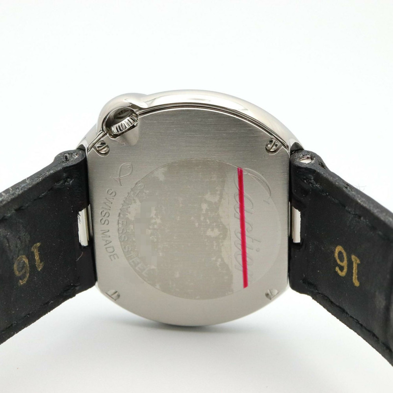 卡地亞 Ballon Blanc 女士腕錶,不鏽鋼鑲鑽,銀色,W4BL0003-5