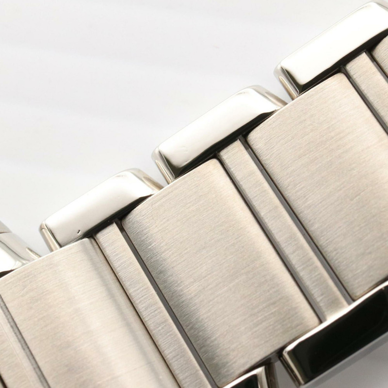 卡地亞 Tank Française SM 女士腕錶,不鏽鋼材質,黑色,型號 W51026Q3-13