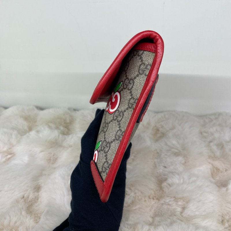 Gucci GG Supreme Apple經典老花滿版蘋果胸腰包-3