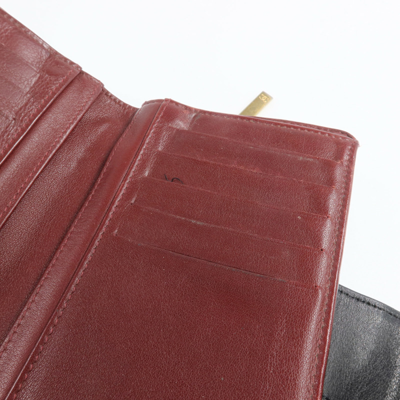 CHANEL 牛皮皮革2.55Wallet金扣錢包-15