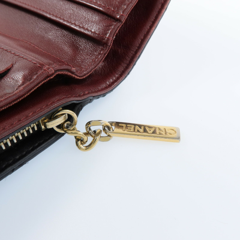 CHANEL 牛皮皮革2.55Wallet金扣錢包-17