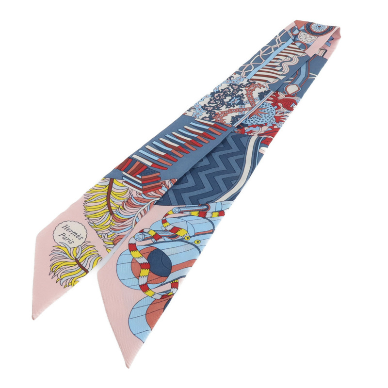 HERMES 絲質Twilly絲巾-2