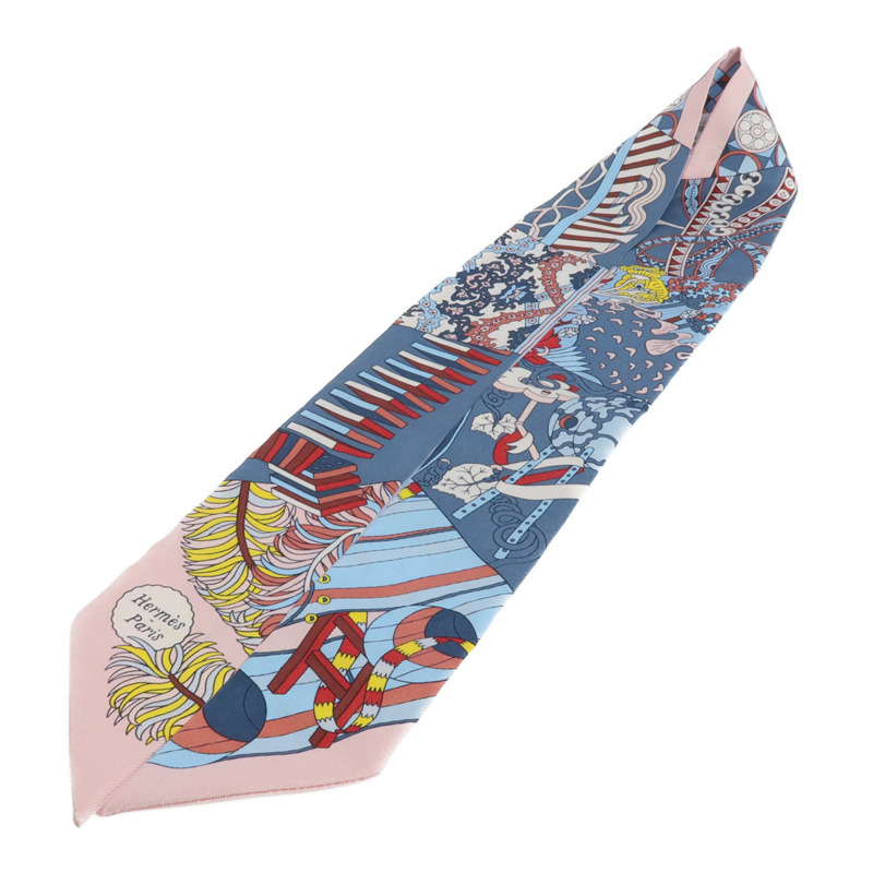 HERMES 絲質Twilly絲巾-3