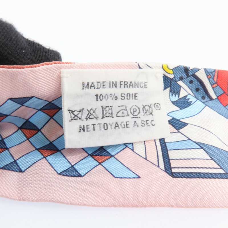 HERMES 絲質Twilly絲巾-8