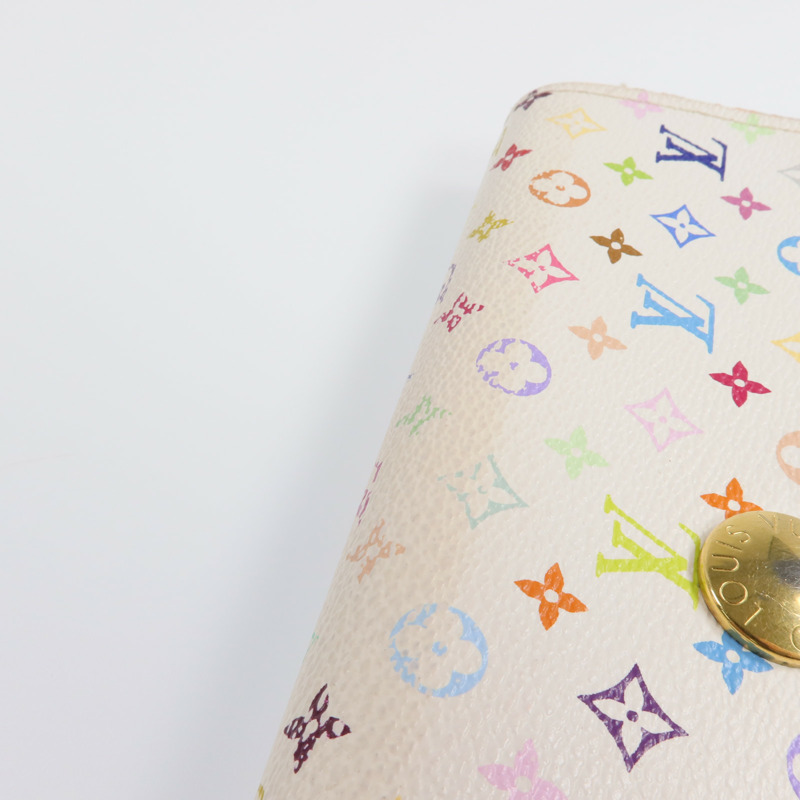 LOUIS VUITTON Monogram Multicolor Sarah Long Wallet金扣長錢包-13