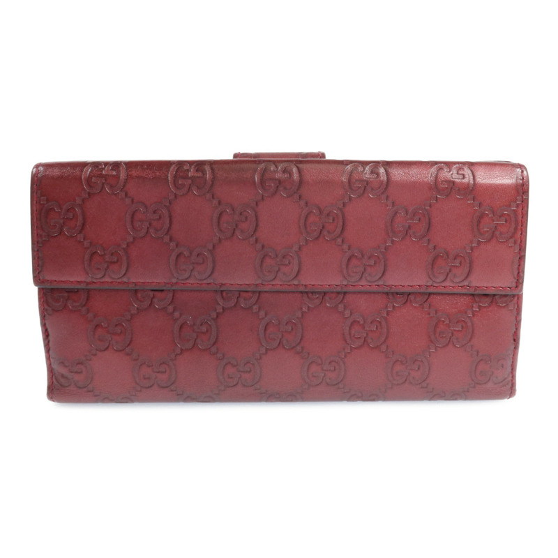 GUCCI 牛皮皮革Long Wallet金扣長錢包-2