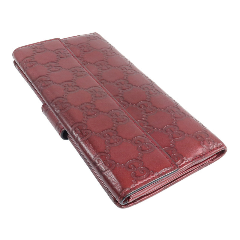 GUCCI 牛皮皮革Long Wallet金扣長錢包-4