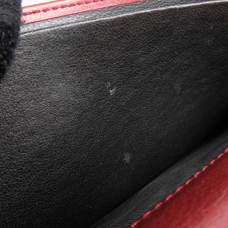 GUCCI 牛皮皮革Long Wallet金扣長錢包-16