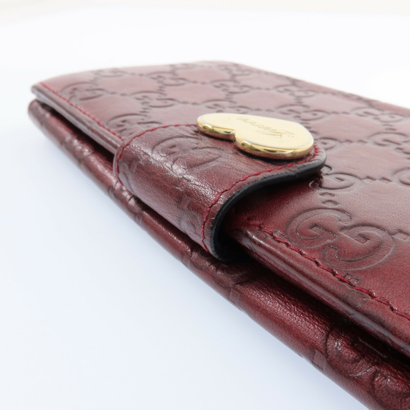GUCCI 牛皮皮革Long Wallet金扣長錢包-20