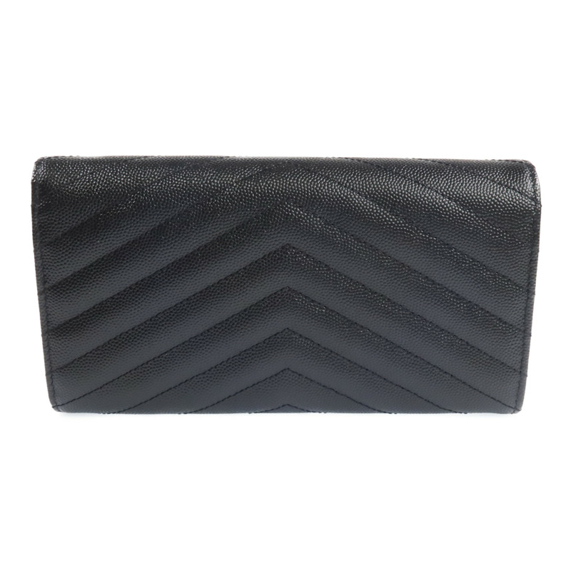 SAINT LAURENT 牛皮皮革Long Wallet金扣長錢包-2