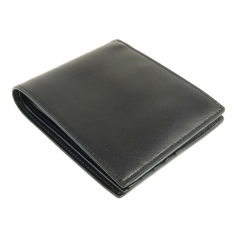 YVES SAINT LAURENT 牛皮皮革Wallet銀扣錢包-4