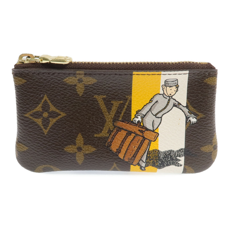 LOUIS VUITTON Monogram Key Holder金扣鎖匙包-0