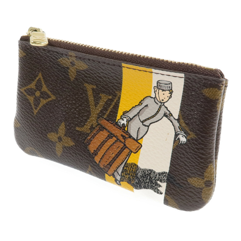 LOUIS VUITTON Monogram Key Holder金扣鎖匙包-1