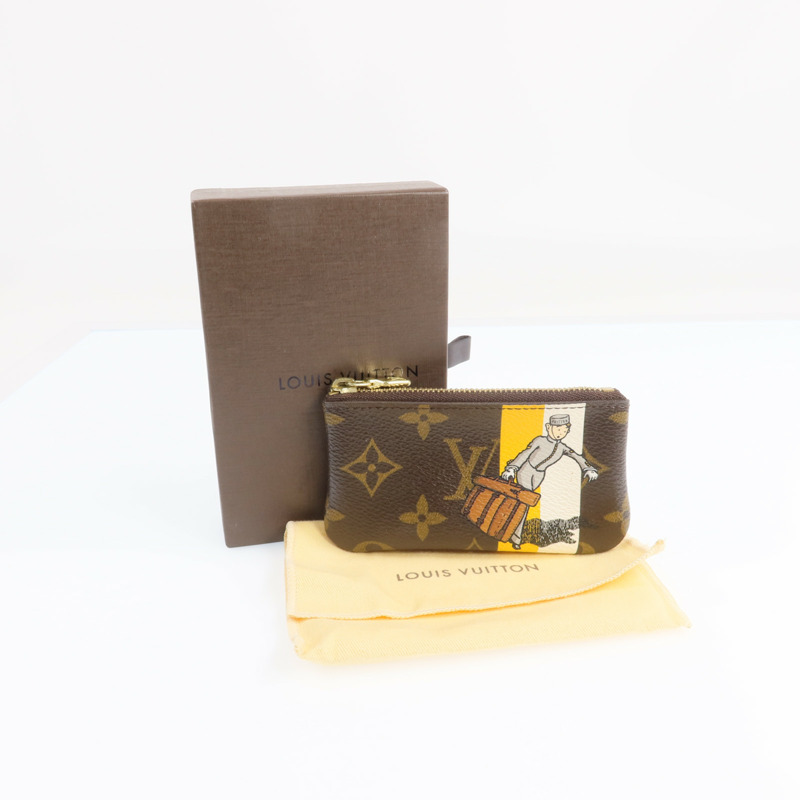 LOUIS VUITTON Monogram Key Holder金扣鎖匙包-7