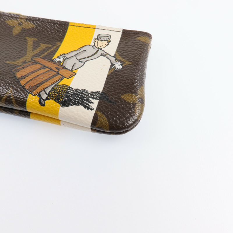 LOUIS VUITTON Monogram Key Holder金扣鎖匙包-9