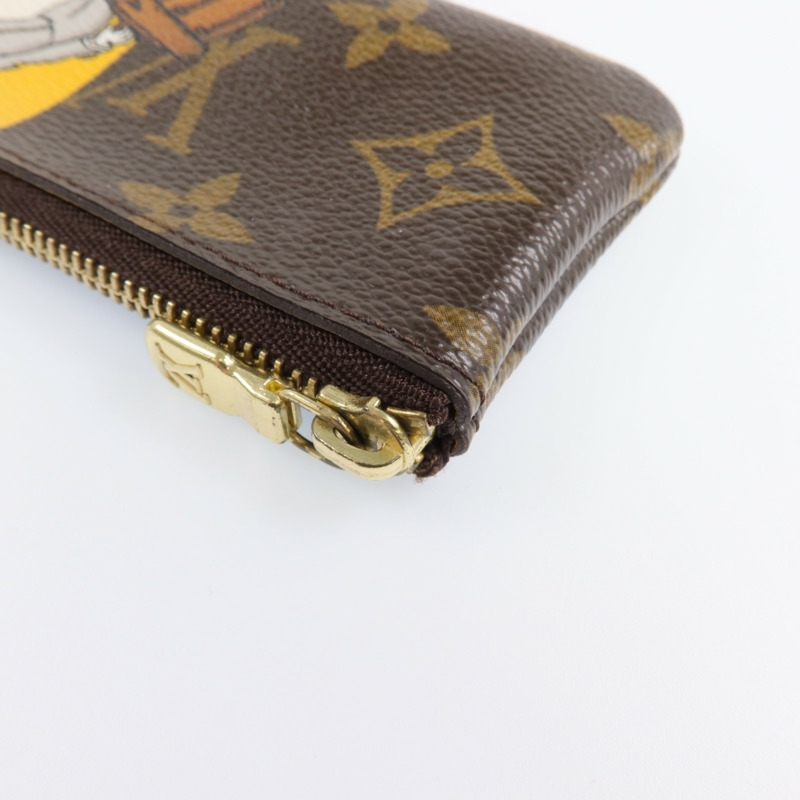 LOUIS VUITTON Monogram Key Holder金扣鎖匙包-11