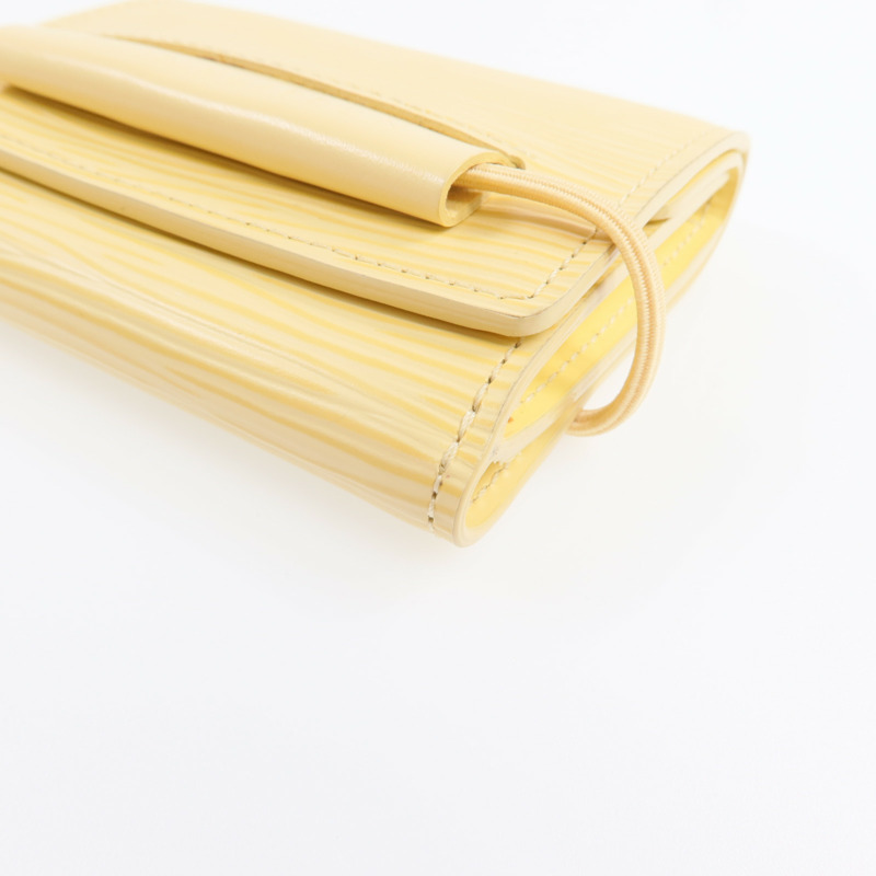 LOUIS VUITTON Epi Porte Monnaie Elastic Wallet 錢包-10