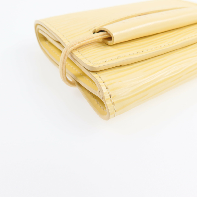 LOUIS VUITTON Epi Porte Monnaie Elastic Wallet 錢包-11