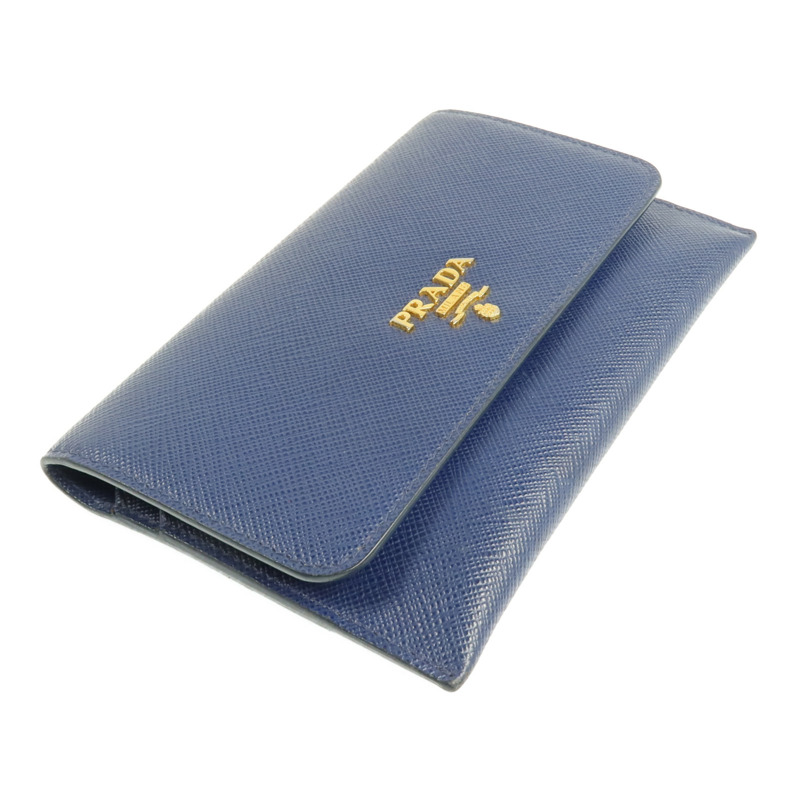 PRADA 牛皮皮革Card Case金扣卡片套-3