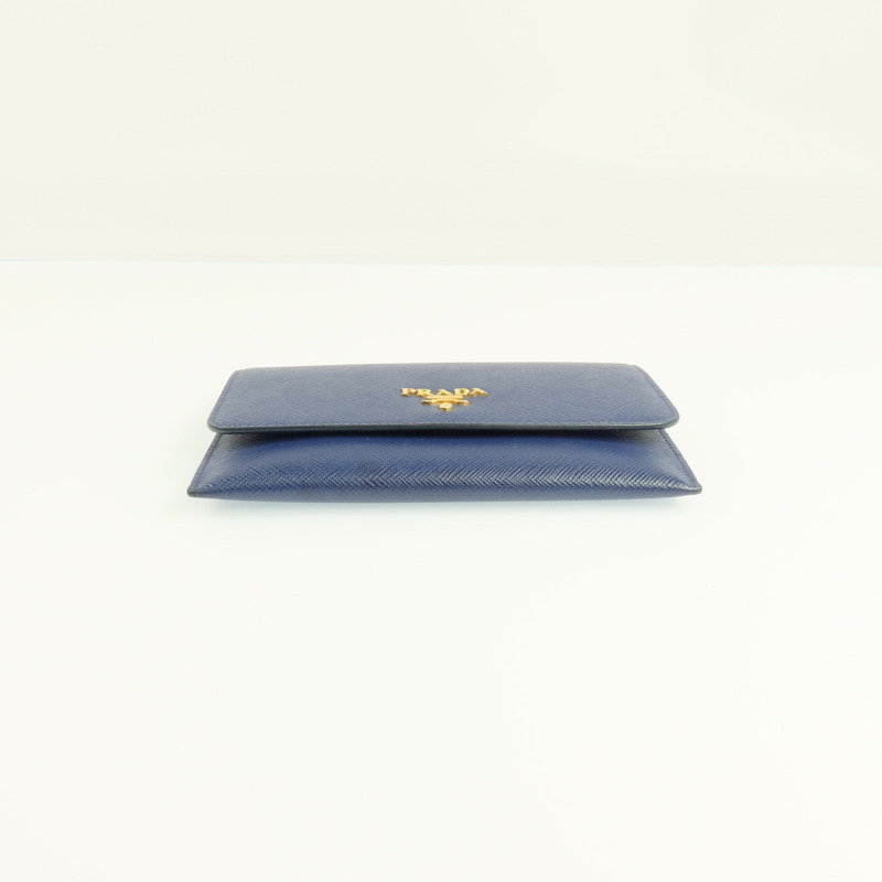 PRADA 牛皮皮革Card Case金扣卡片套-10