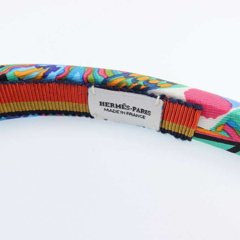 HERMES 絲質Hair Band頭箍-4