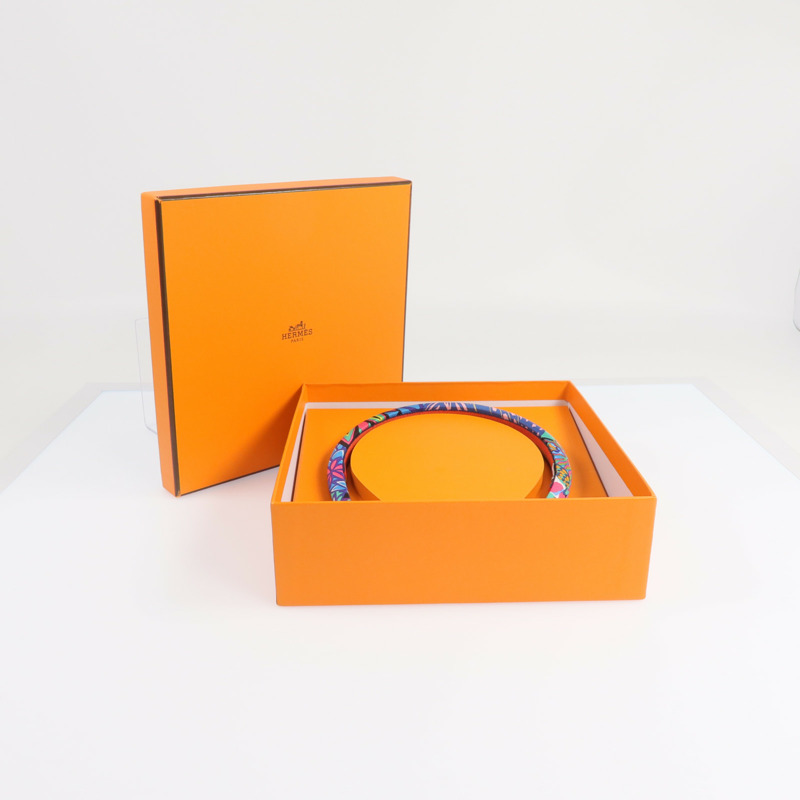 HERMES 絲質Hair Band頭箍-5