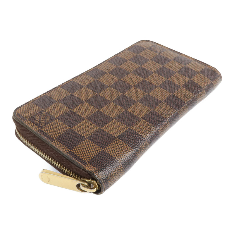 LOUIS VUITTON Damier Zipper Long Wallet金扣長錢包-3