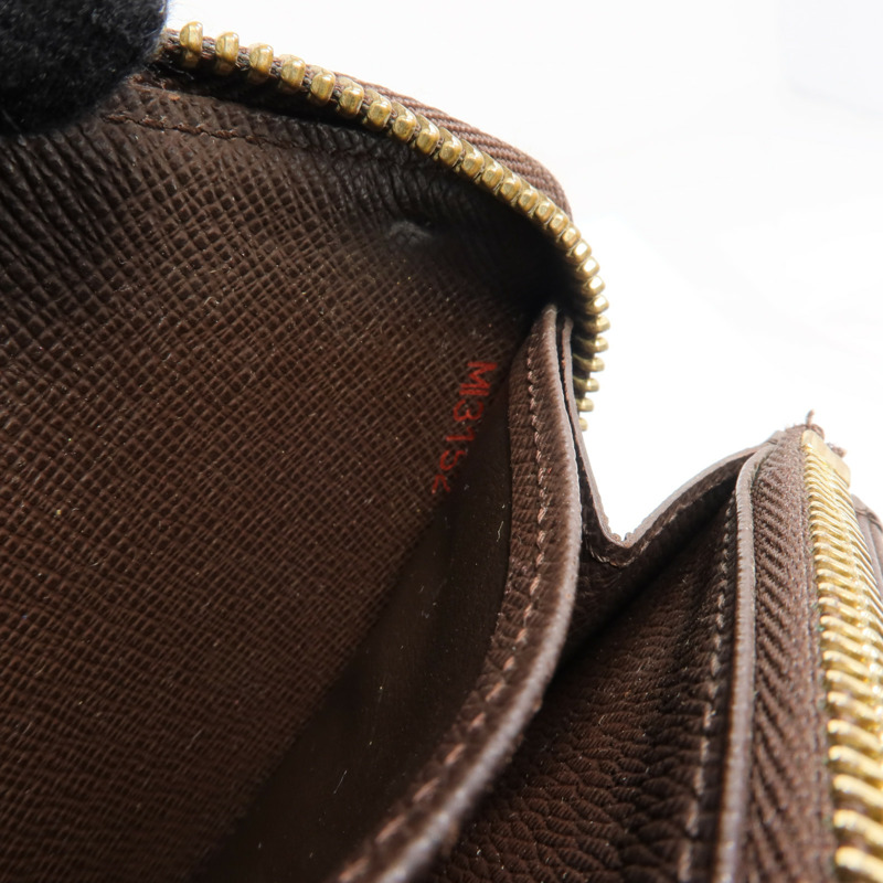 LOUIS VUITTON Damier Zipper Long Wallet金扣長錢包-7