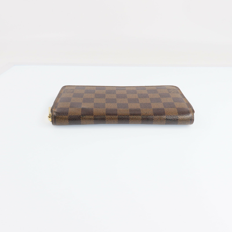 LOUIS VUITTON Damier Zipper Long Wallet金扣長錢包-8