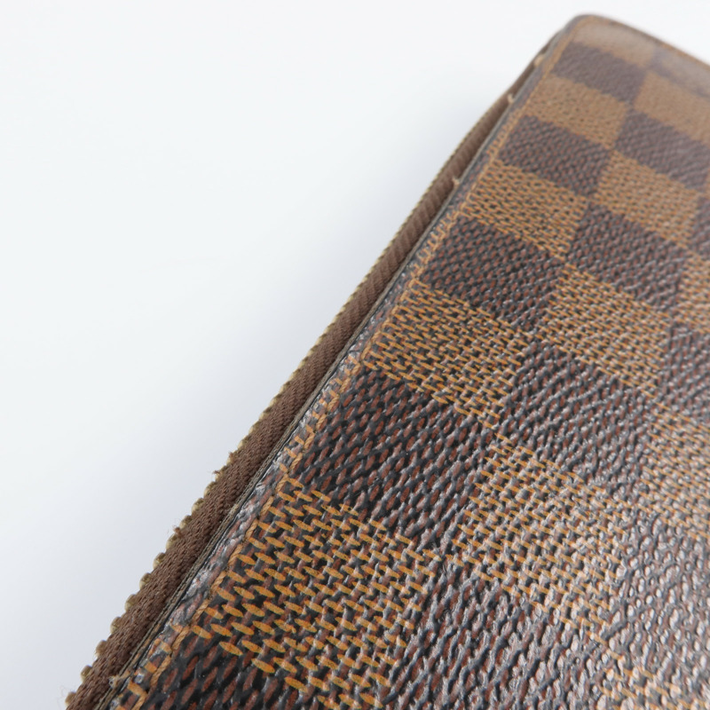 LOUIS VUITTON Damier Zipper Long Wallet金扣長錢包-14