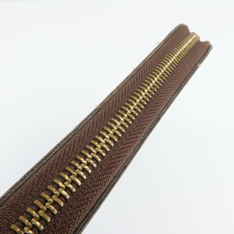 LOUIS VUITTON Damier Zipper Long Wallet金扣長錢包-15