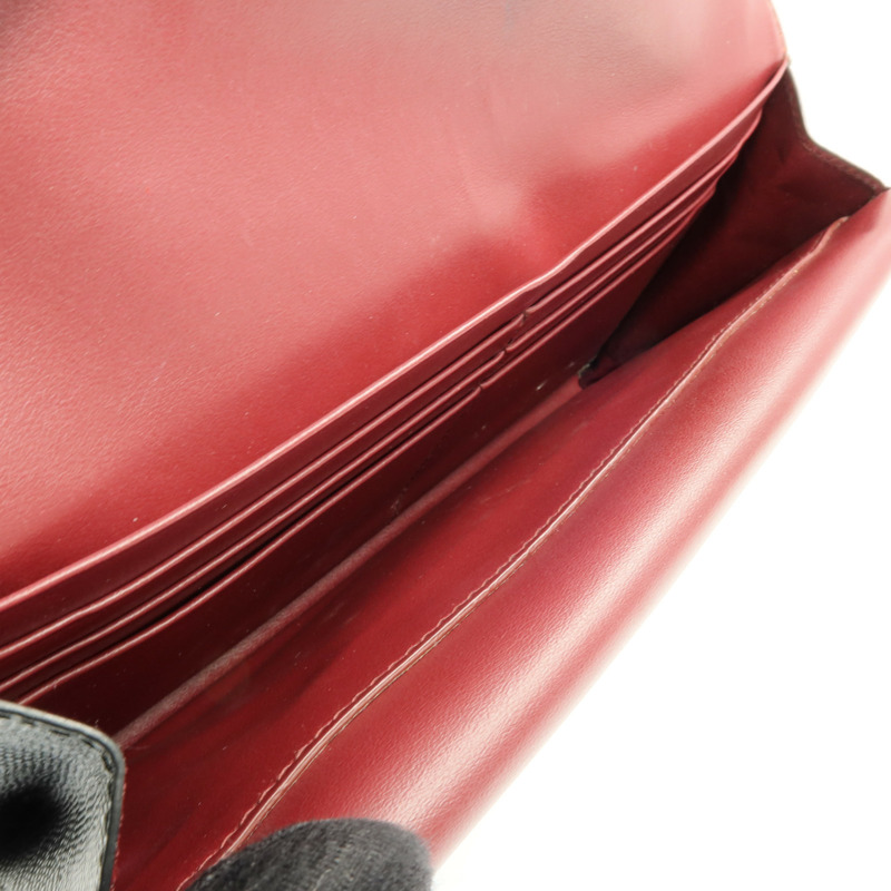 PRADA 牛皮皮革Zipper Long Wallet金扣長錢包-5