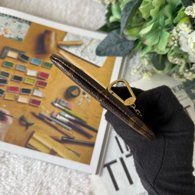 Monogram 塗層帆布拉鍊鑰匙包/零錢包 M62650-5