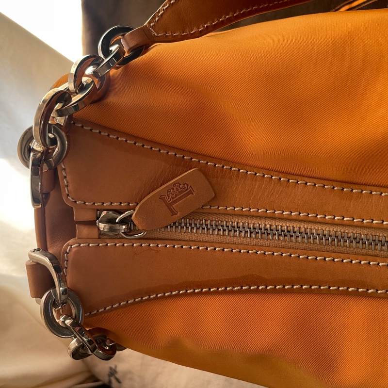 TOD’s帆布包/鏈帶包/肩背包/側背包/自➕長帶斜背/ 🌠正品🌠少用🌠背法多樣/很輕-11