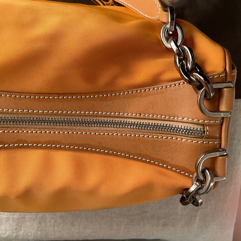 TOD’s帆布包/鏈帶包/肩背包/側背包/自➕長帶斜背/ 🌠正品🌠少用🌠背法多樣/很輕-13