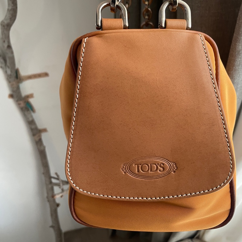 TOD’s帆布包/鏈帶包/肩背包/側背包/自➕長帶斜背/ 🌠正品🌠少用🌠背法多樣/很輕-14