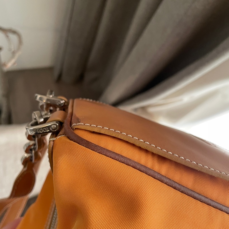 TOD’s帆布包/鏈帶包/肩背包/側背包/自➕長帶斜背/ 🌠正品🌠少用🌠背法多樣/很輕-21