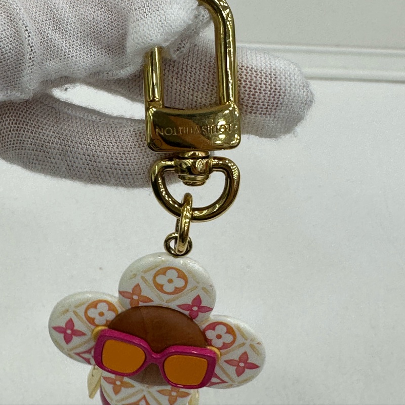 LV路易威登 夏日薇薇安 太陽花娃娃鑰匙圈 掛件-5