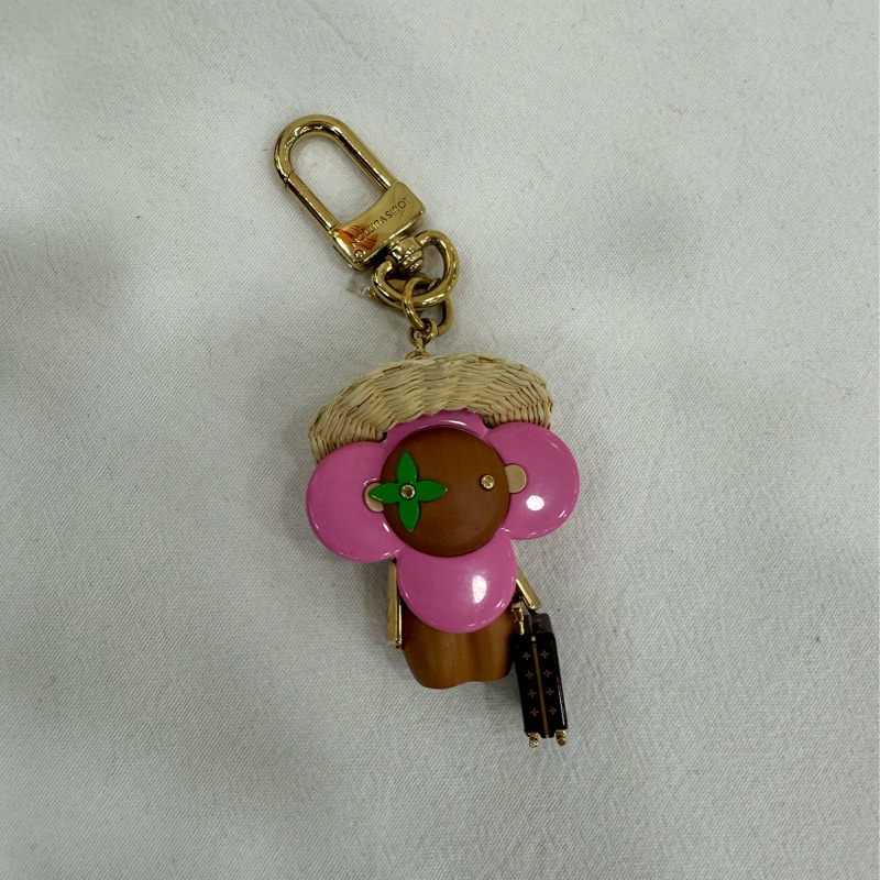 Louis Vuition /路易斯威登 LV鑰匙扣 薇薇安 太陽花鑰匙扣-0