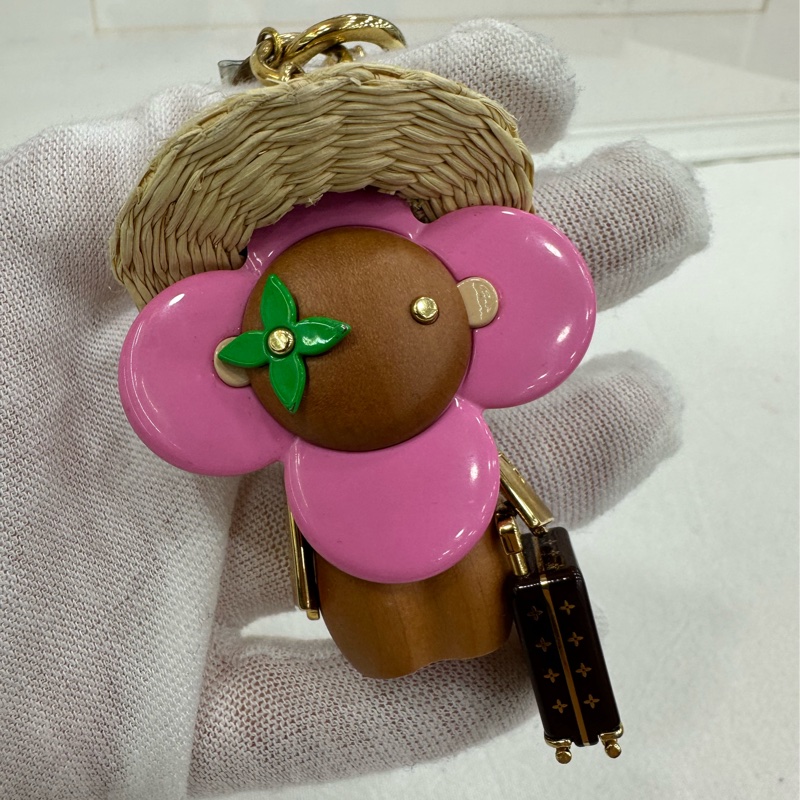 Louis Vuition /路易斯威登 LV鑰匙扣 薇薇安 太陽花鑰匙扣-5